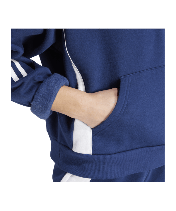 adidas Tiro 24 Hoody Damen Blau Weiss - blau