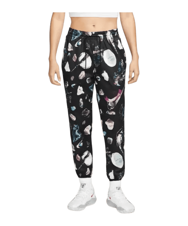 Nike Dri-Fit Standard Aop Jogginghose Damen Schwarz F010 - schwarz