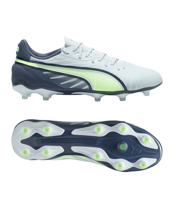 PUMA KING Match FG/AG Lights Out Blau Grün F03 - blau