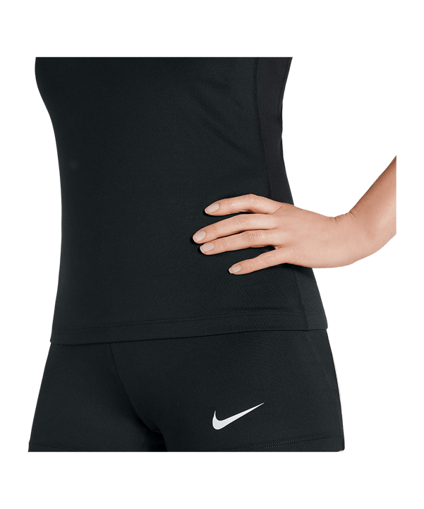 Nike Stock Tight Short Damen Schwarz F010 - schwarz