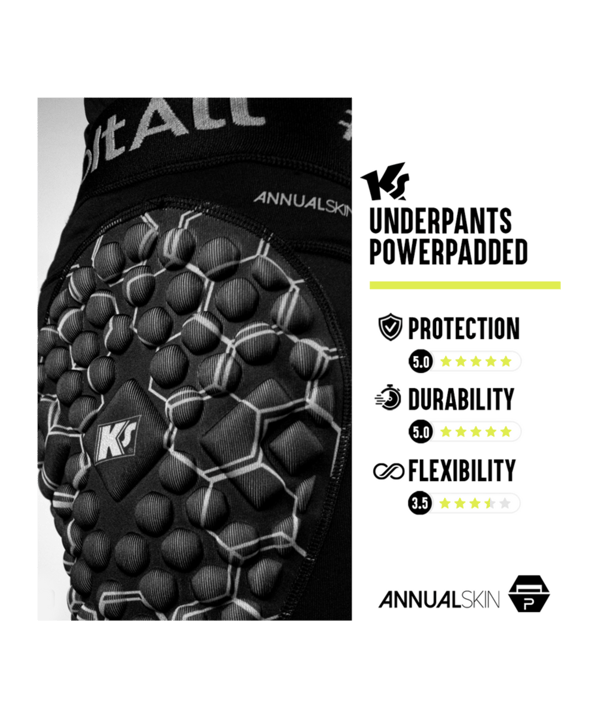 KEEPERsport Torwart Unterziehhose PP/KP Kids F999 - schwarz
