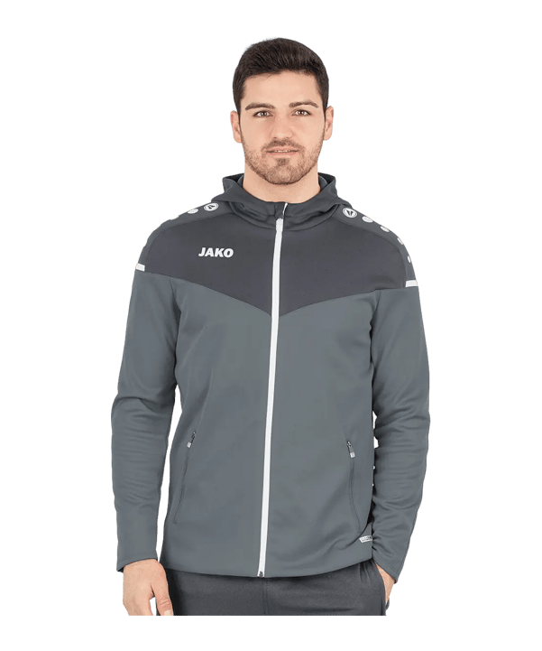 JAKO Champ 2.0 Veste à capuche Gris C040 - gris