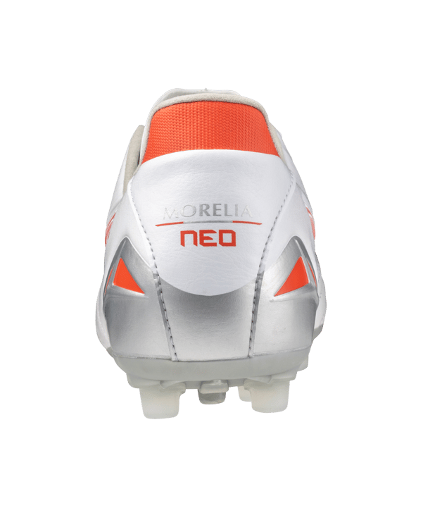 Mizuno Morelia Neo IV AG Charge wit rood F60 - wit