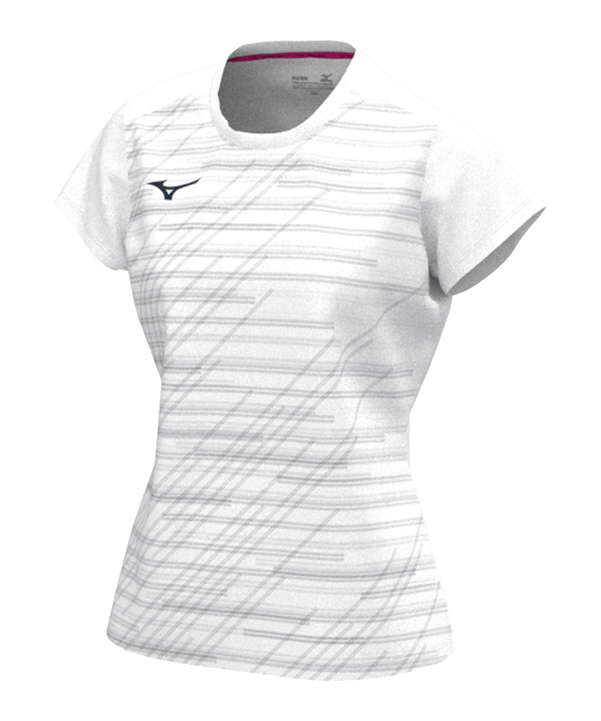 Mizuno Chiba T-Shirt Damen Weiss F001 - weiss