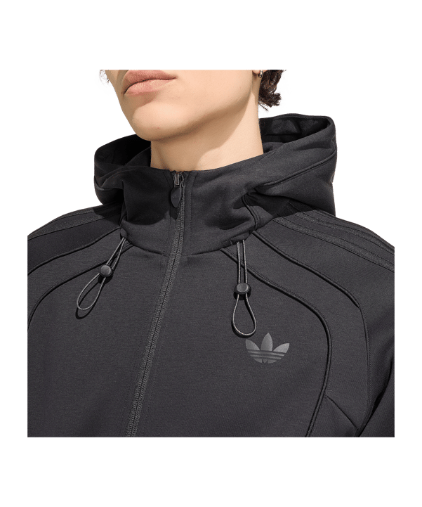 adidas Originals Spacer Teamgeist 26 Cutline Kapuzenjacke Schwarz