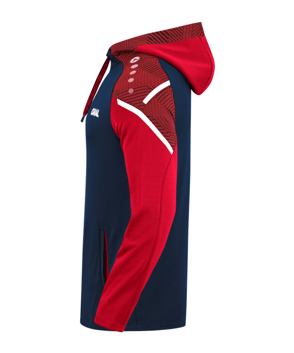 JAKO Performance Hoody Blau Rot F909 - blau