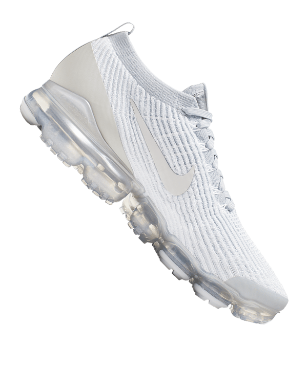 Nike Air VaporMax Flyknit 3 Weiss F102 - weiss