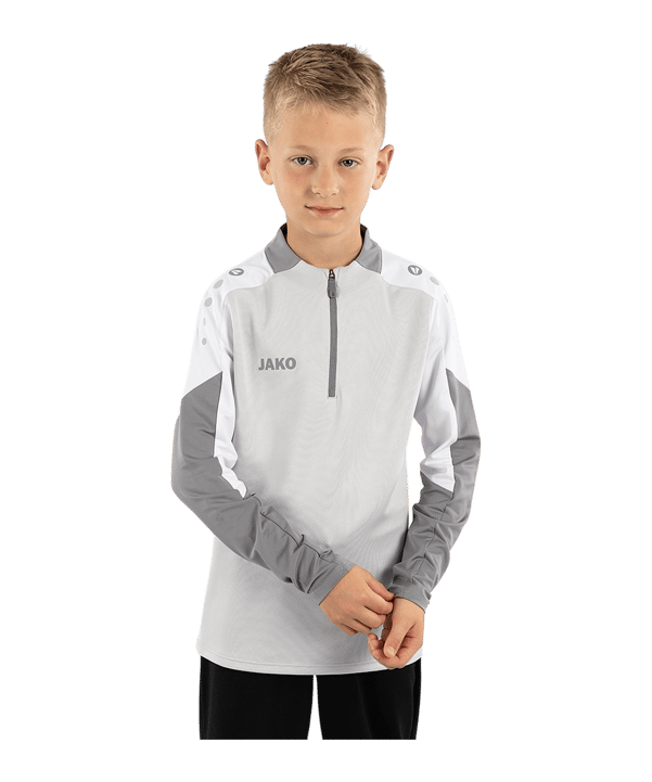 JAKO Dynamic Ziptop Sweatshirt Kids Grijs K837 - grijs