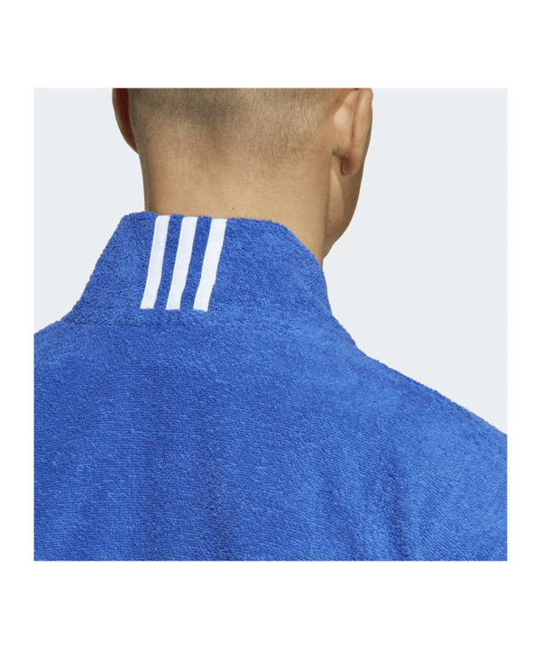 adidas Cotton Bathrobe Blau - blau