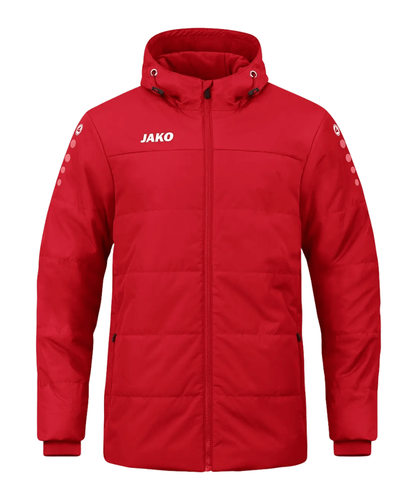 JAKO Team Veste à capuche Rouge C100 - rouge