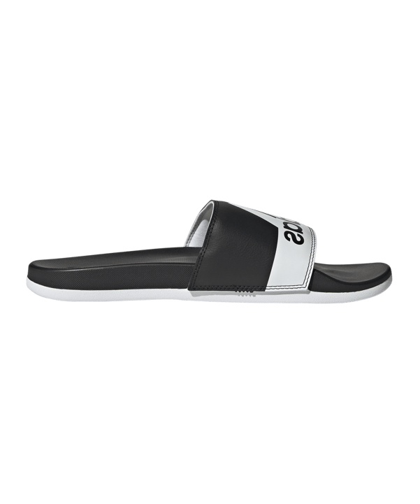 adidas Adilette Comfort Schwarz Weiss - schwarz