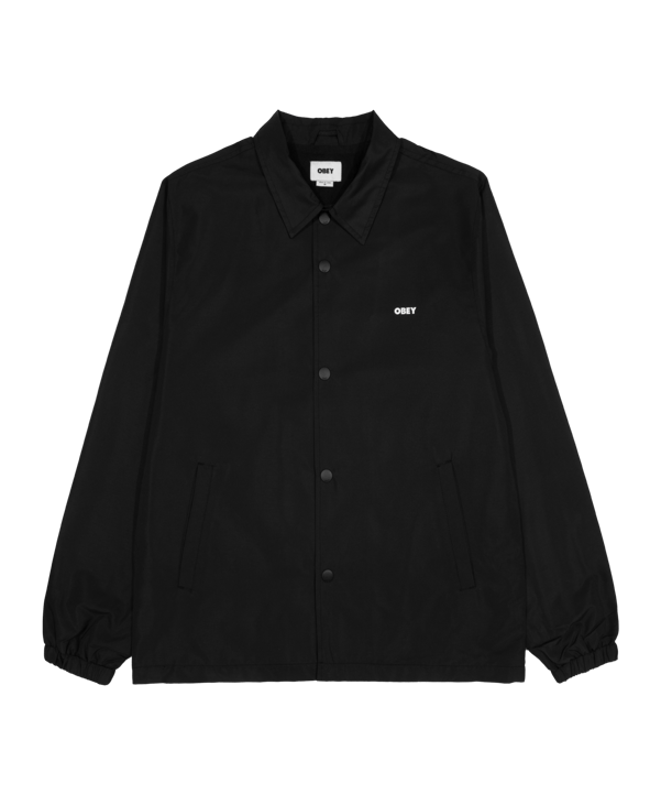 Obey Icon Coach Jacke Schwarz - schwarz