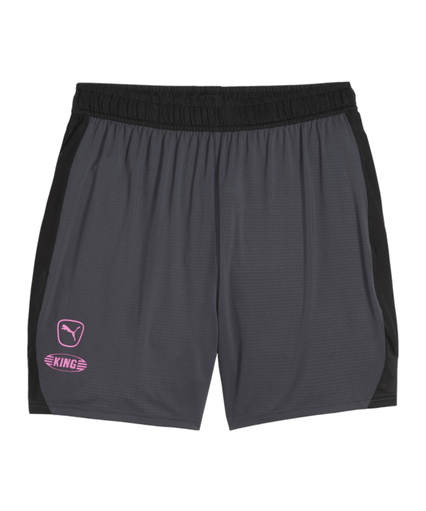 PUMA KING Pro Short Grau Schwarz F05 - grau