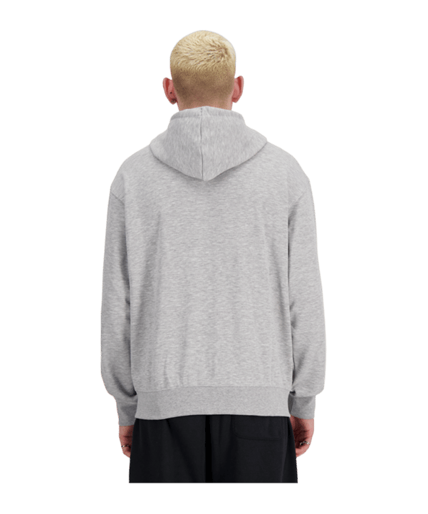 New Balance Essentials Logo French Terry Kapuzenjacke FAG - schwarz