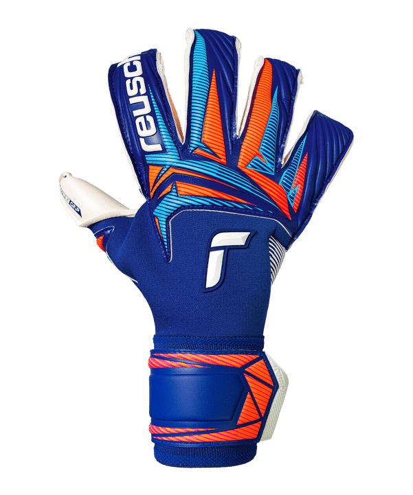Reusch Attrakt Gold X Evolution Torwarthandschuhe Blau - blau
