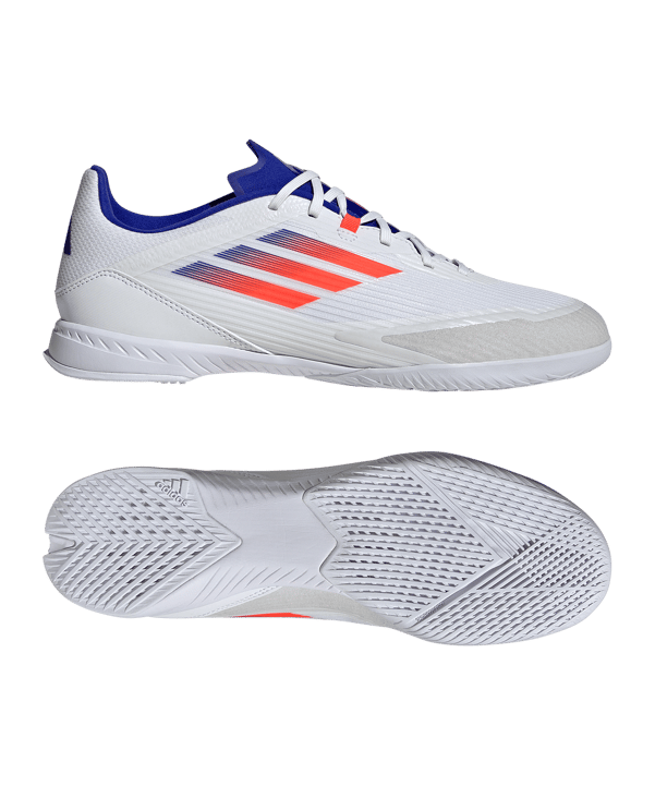 adidas F50 League IN Advancement Weiss Rot - weiss