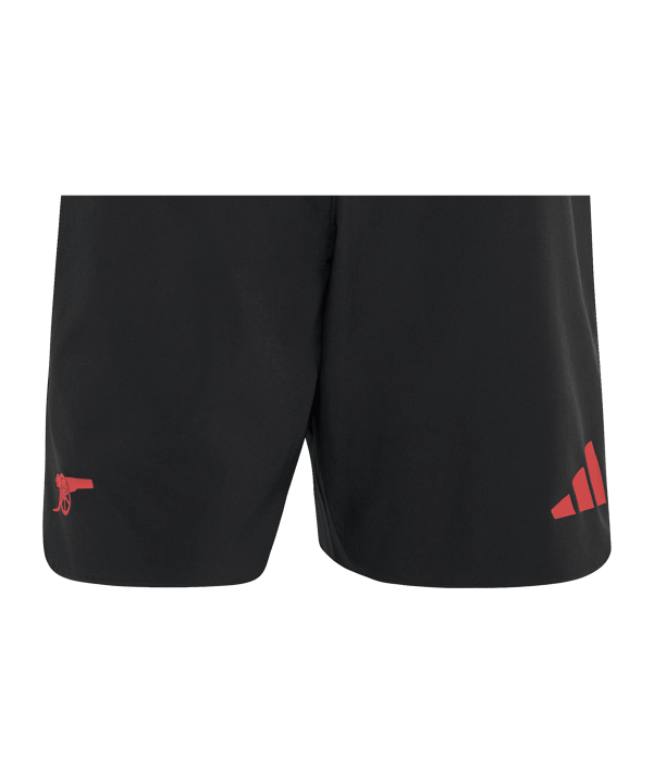 adidas FC Arsenal London Tiro Travel Short Schwarz - schwarz