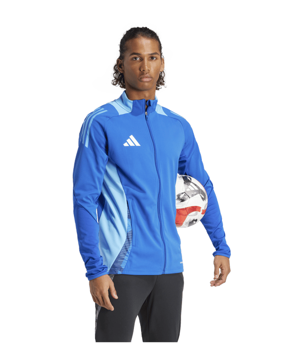 adidas Tiro 24 Competition Trainingsjacke Blau - blau