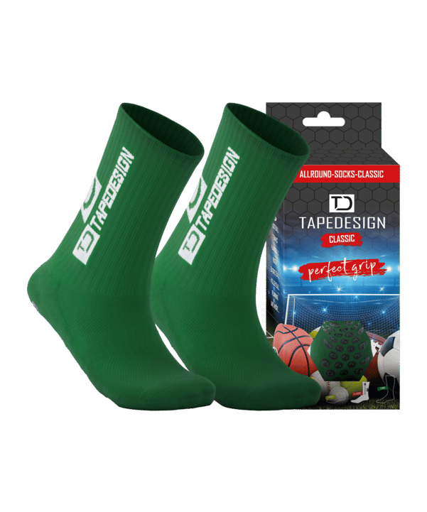 Tapedesign Gripsocks Socken Grün - gruen
