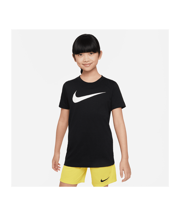 Nike Park 20 Swoosh T-Shirt Kids Schwarz F010 - schwarz