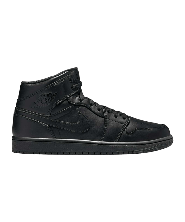 Jordan Air 1 Mid Schwarz F093 - schwarz