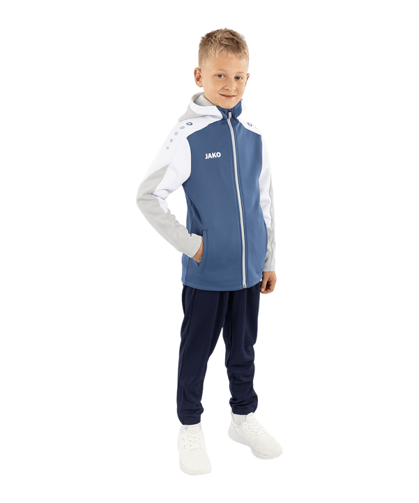 JAKO Dynamic Kapuzenjacke Kids Blau F921 - blau