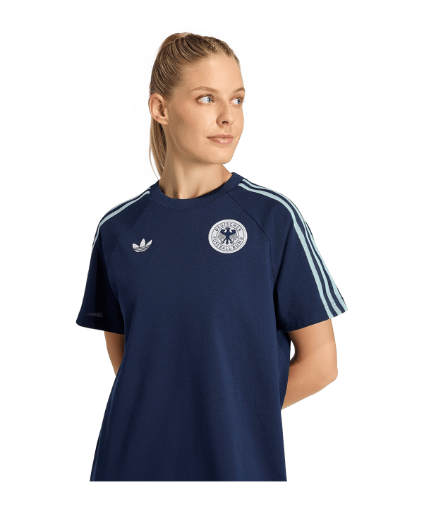 adidas DFB Germania Originals Vestito Donna Blu - blu