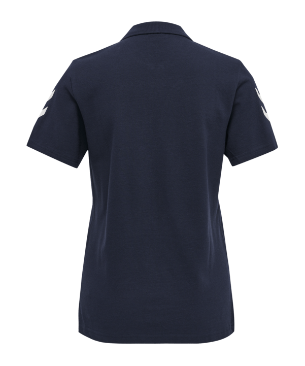 Hummel hmlGO Cotton Poloshirt Damen Blau F7026 - blau