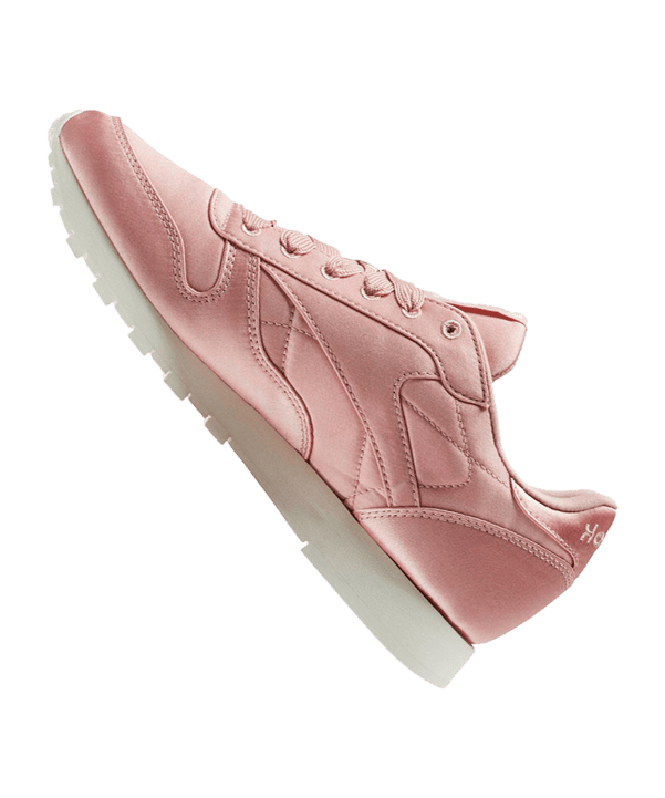 Reebok Classic Leather Satin Sneaker Damen Pink - rosa