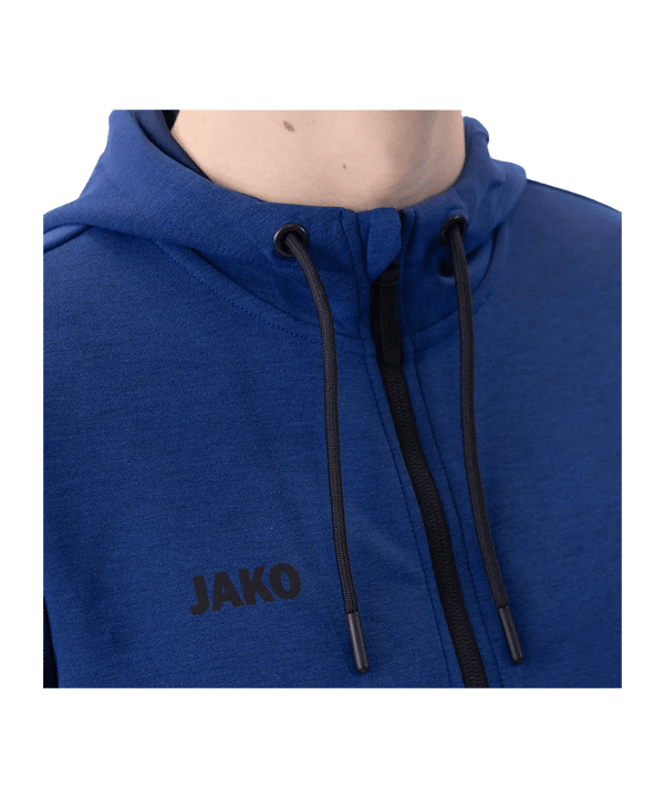 JAKO Premium Basic Veste à capuche Bleu C004 - bleu