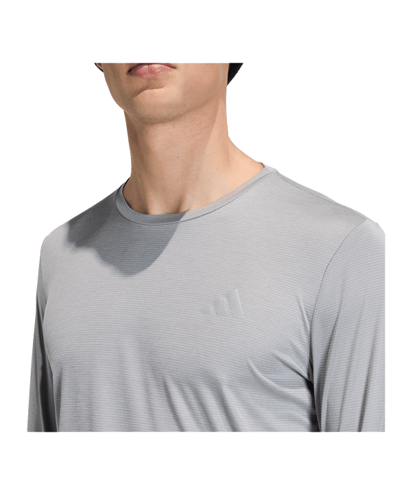 adidas adi365 Essentials Running Longsleeve T-Shirt Grau - grau
