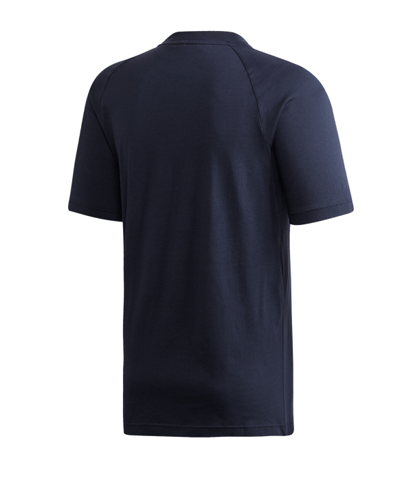 adidas MH Stadium T-Shirt Blau - schwarz