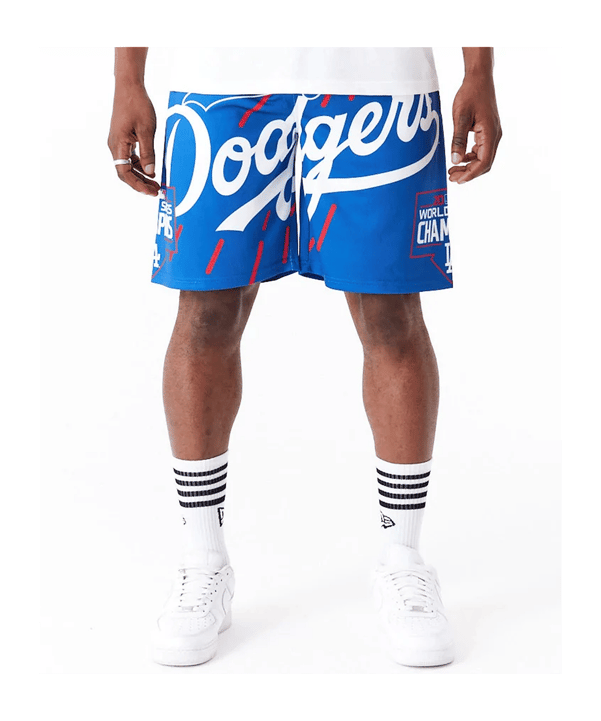 New Era Los Angeles Dodgers LA Dodgers Logo Short Blau - blau