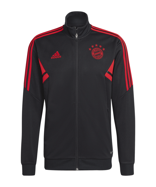 adidas FC Bayern München Trainingsjacke Schwarz - schwarz