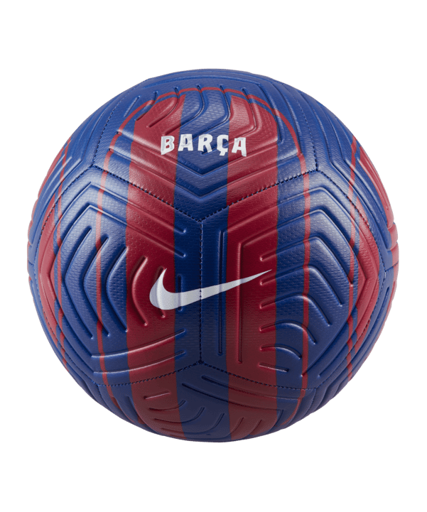 Nike FC Barcelona Trainingsball Blau Rot F455 - blau