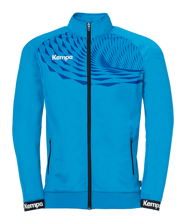 Kempa Wave 26 Poly Trainingsjacke Kids Blau F003 - blau