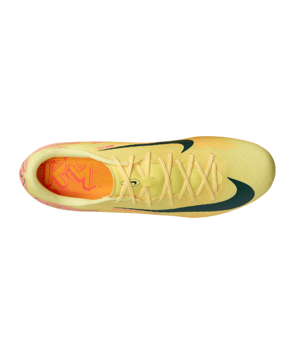 Nike Air Zoom Mercurial Vapor XVI Academy FG/MG  Mbappe Signature Orange Blau F800 - orange