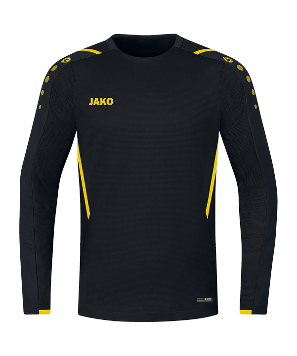 JAKO Challenge Sweatshirt Kids Schwarz Gelb F803 - schwarz