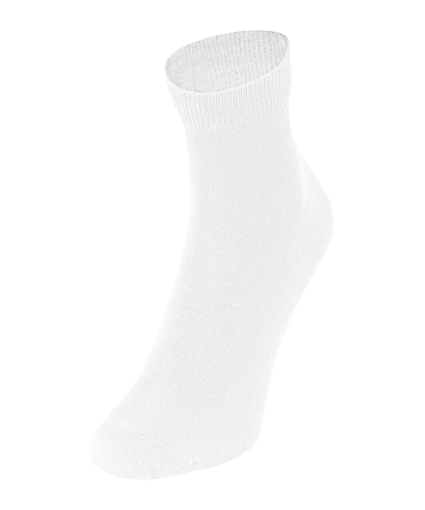 JAKO Freizeitsocken kurz 3er Pack Weiss F00 - weiss