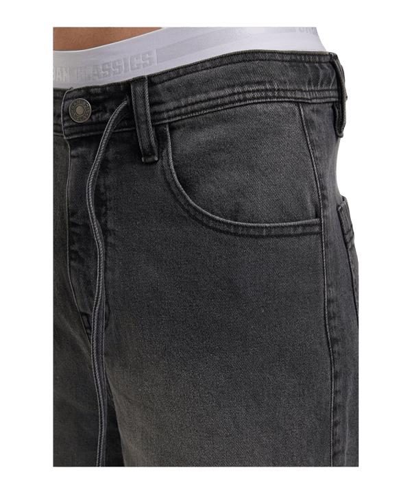 Urban Classic Skater with Drawcord Short Schwarz - schwarz