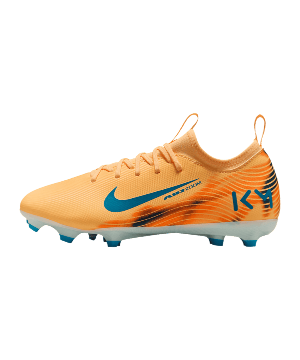 Nike Jr Air Zoom Mercurial Vapor XVI Academy FG/MG Kylian Mbappe Signature Kids Orange F801 - orange