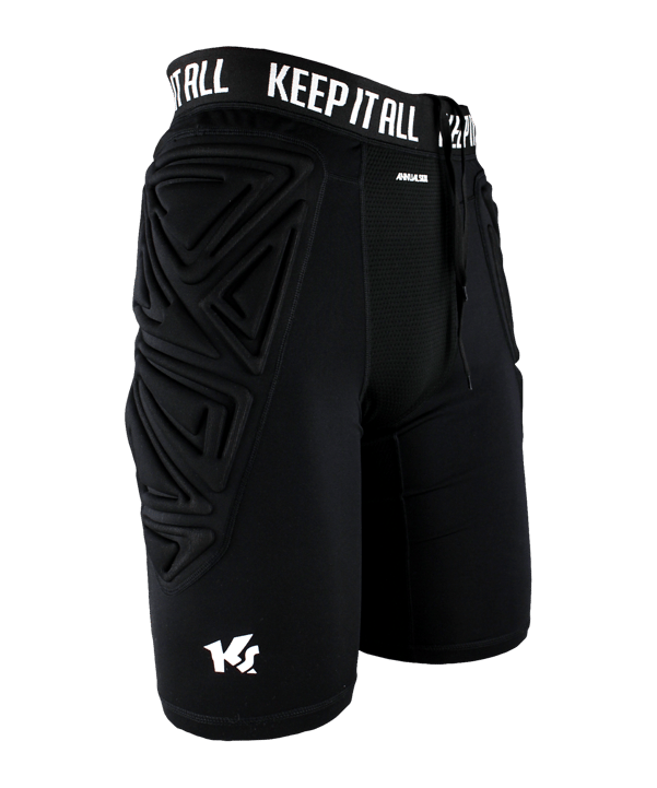 KEEPERsport Undershort PowerPadded Schwarz F991 - schwarz