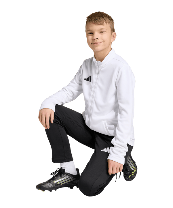 adidas Entrada 26 Trainingsjacke Kids Weiß - weiss