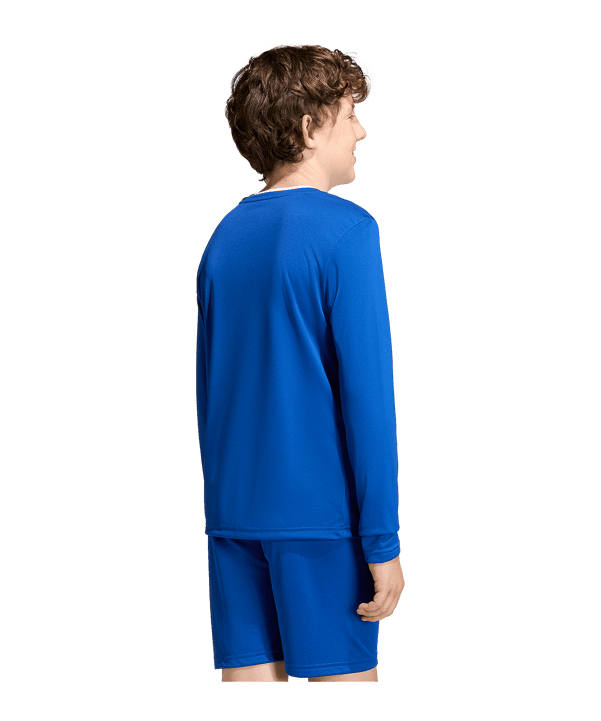 adidas Entrada 26 Trikot Langarm Kids Blau - blau