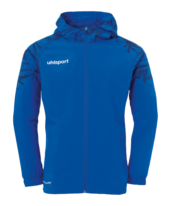 uhlsport Jas met capuchon Blauw K003 - blauw