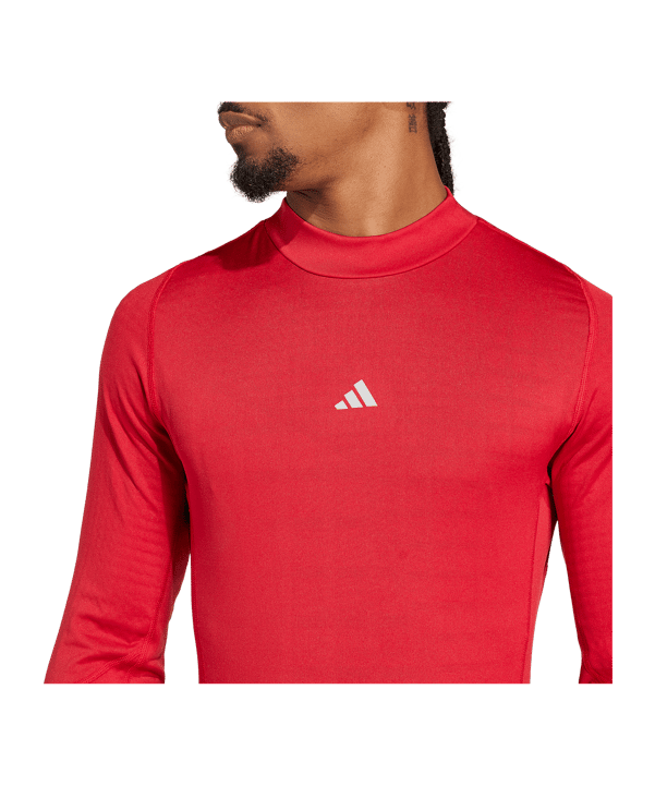 adidas Techfit COLD.RDY Longsleeve Rot - rot