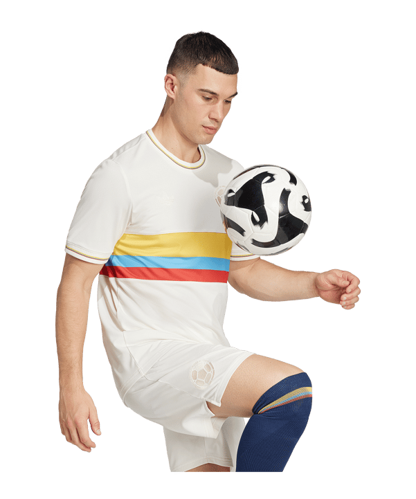 adidas Originals Kolumbien Anniversary Trikot Weiss - weiss