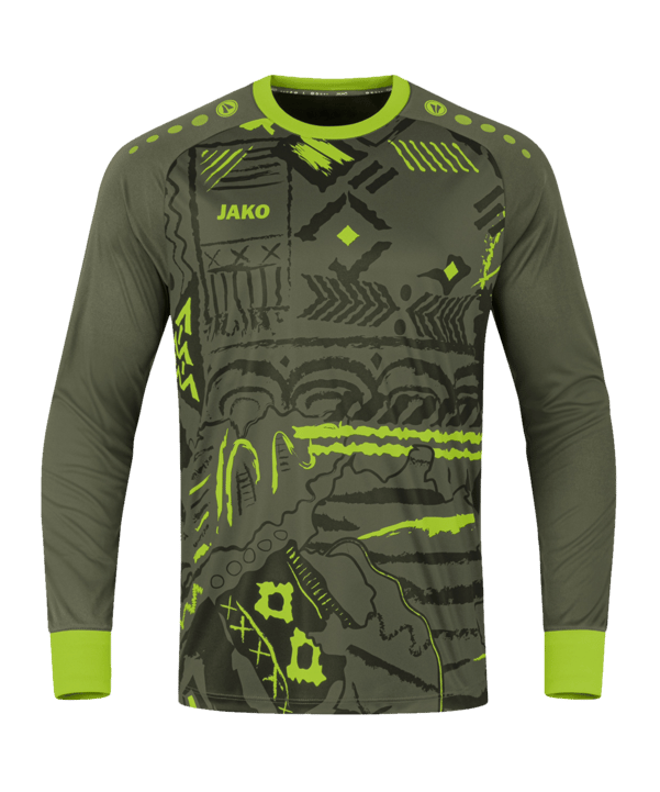 JAKO Tropicana Torwarttrikot Kids Grün F231 - braun