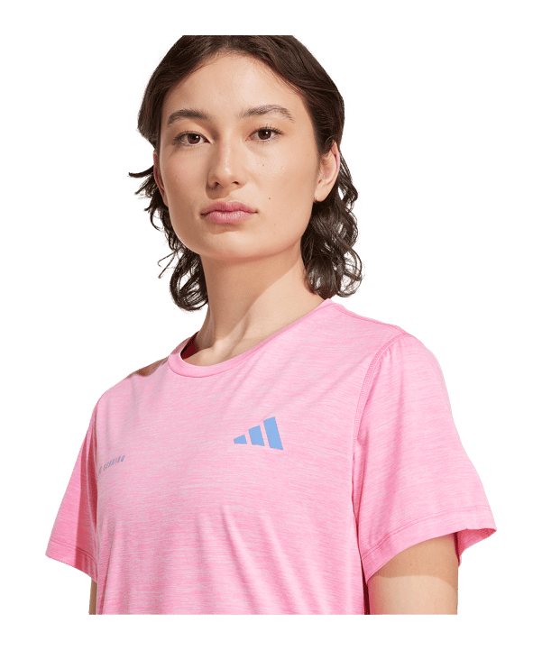 adidas Own the Run T-Shirt Damen Rosa - rosa