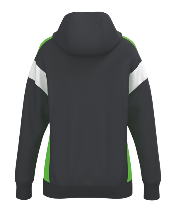 Erima Celebrate 125 Kapuzenjacke Damen Schwarz Fschwarzgreengecko - schwarz